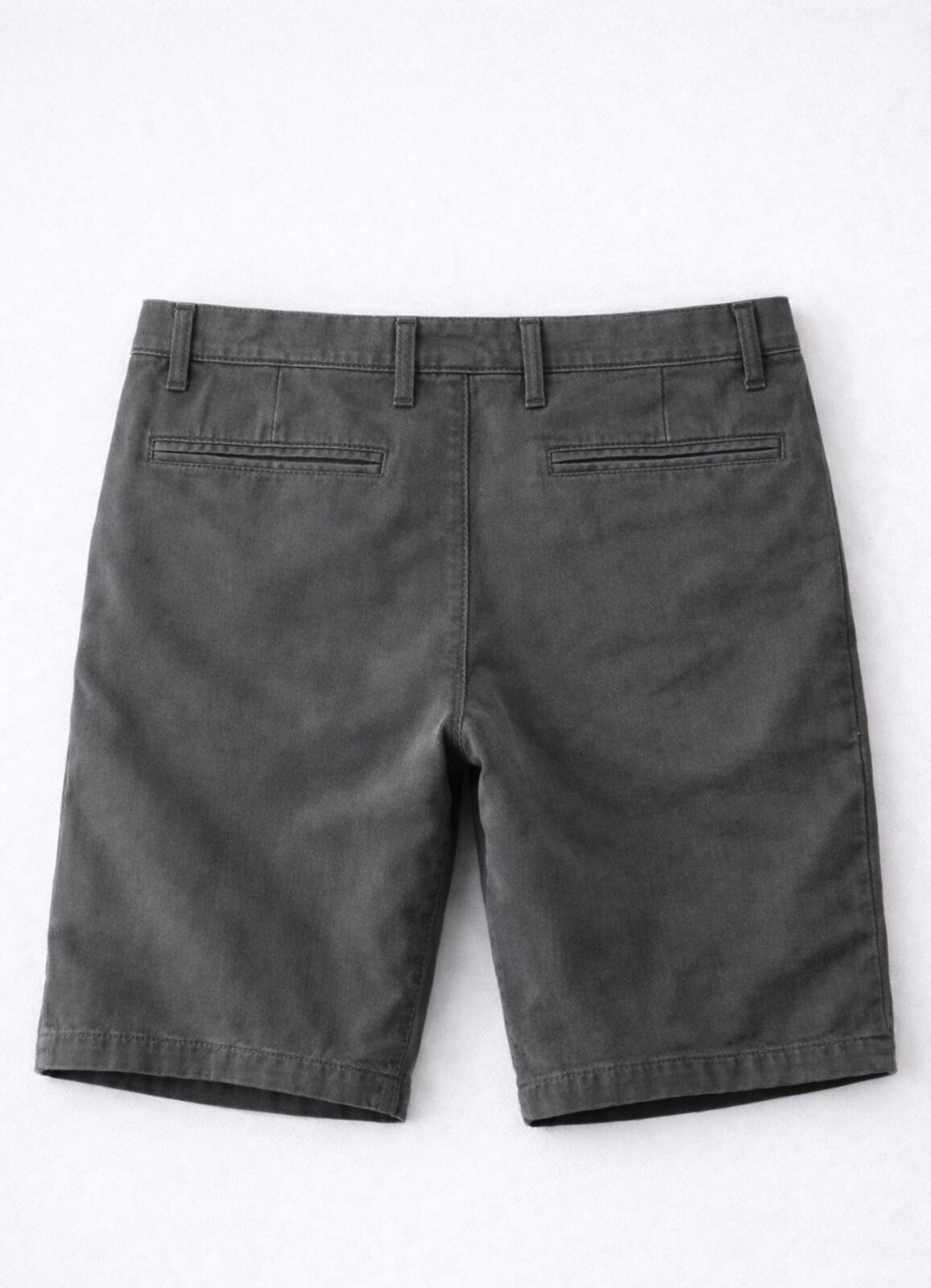 Antrasit Renk Tencel Karışımlı Şort - 2