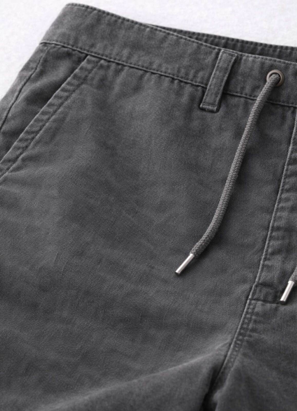 Antrasit Renk Tencel Karışımlı Şort - 3