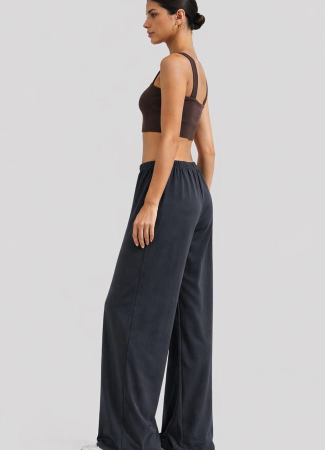 ANTRASİT Renk Modal Karışımlı Pantolon - 3