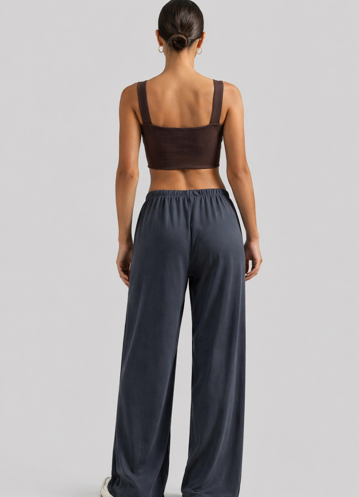 ANTRASİT Renk Modal Karışımlı Pantolon - 5