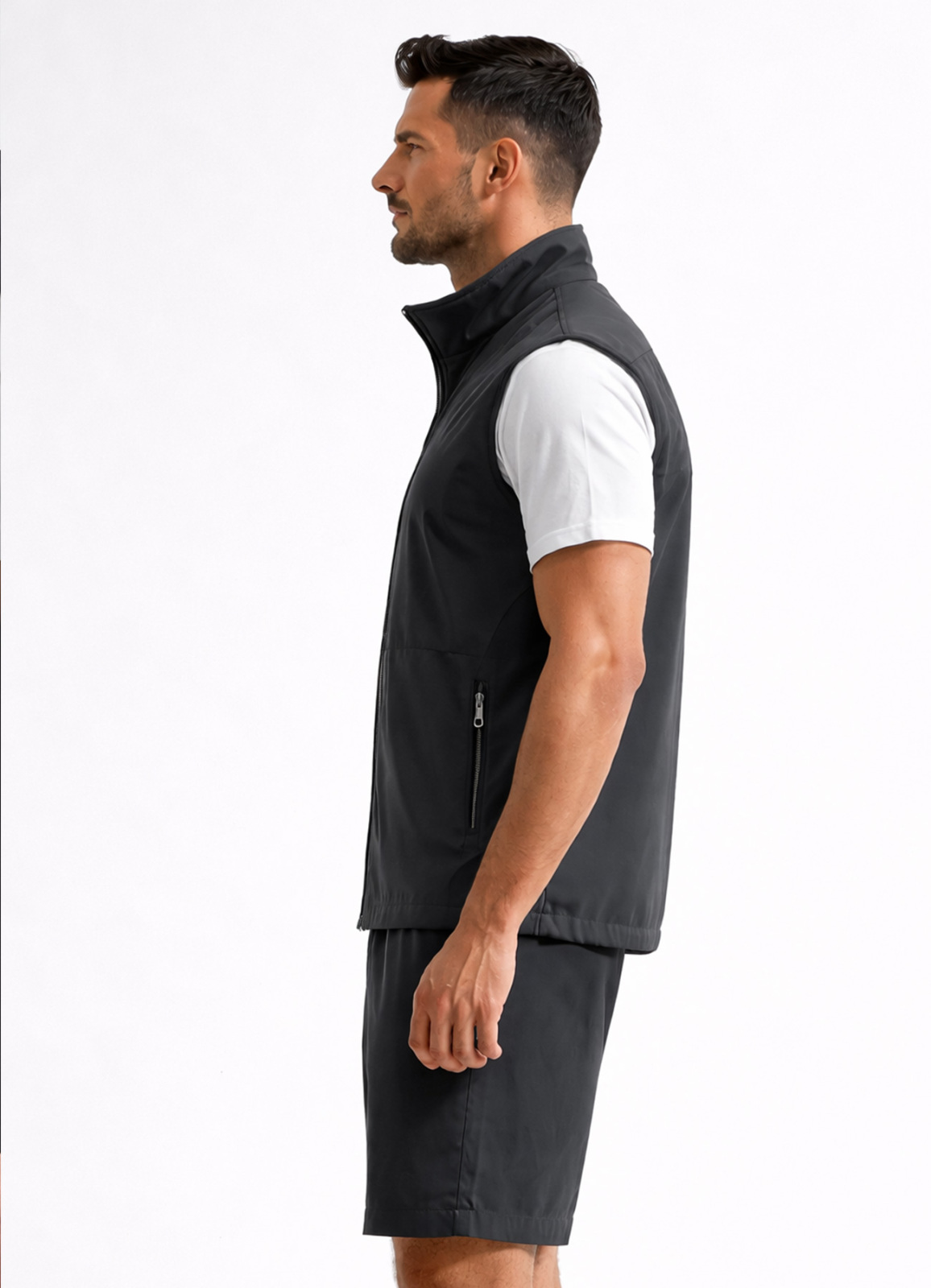 ANTRASİT Renk Hafif Yelek - 5