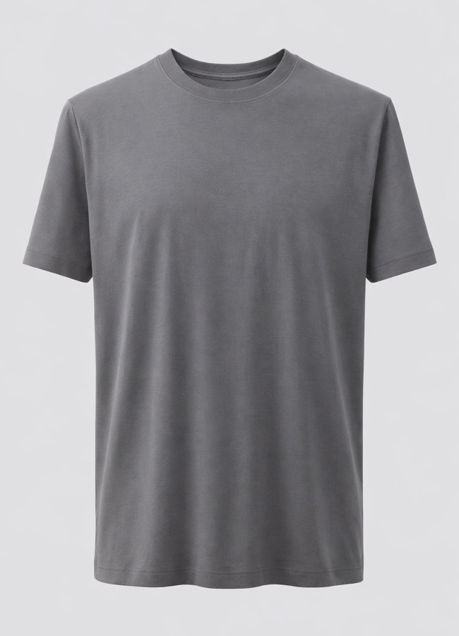 ANTRASİT Renk Modal T-Shirt