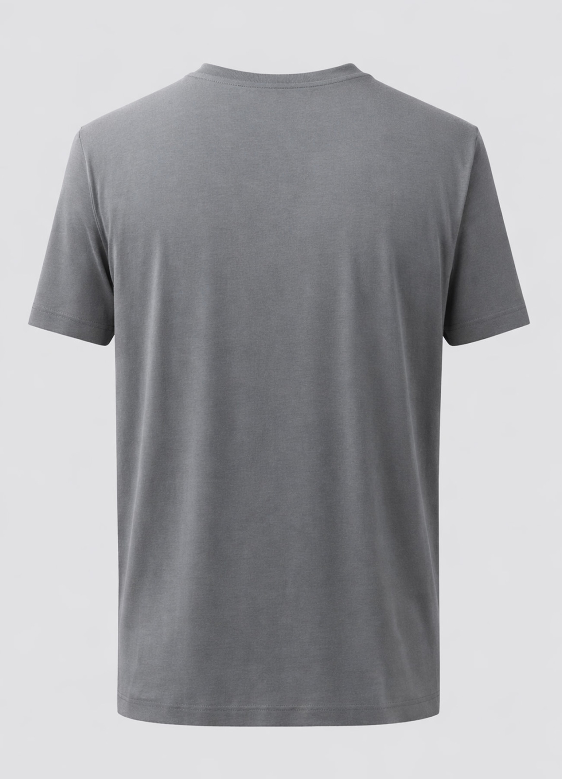 ANTRASİT Renk Modal T-Shirt - 2