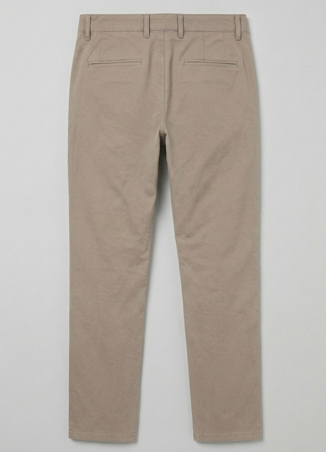 Bej Renk Gabardin Regular Chino Pantolon - 4