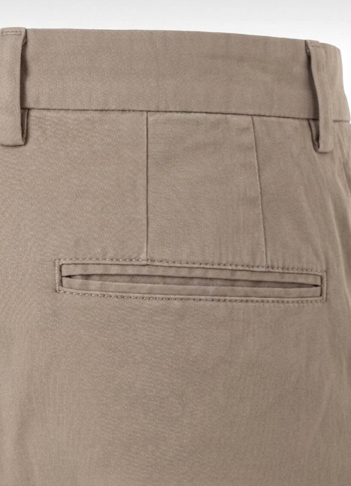 Bej Renk Gabardin Regular Chino Pantolon - 6