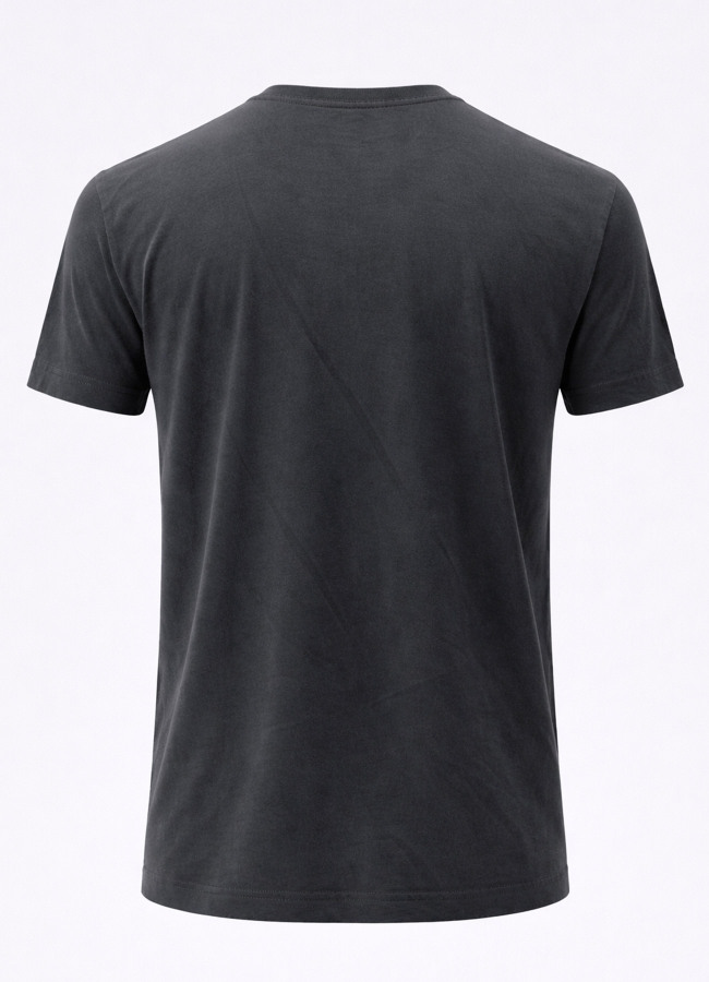 Siyah Renk Modal T-Shirt - 2