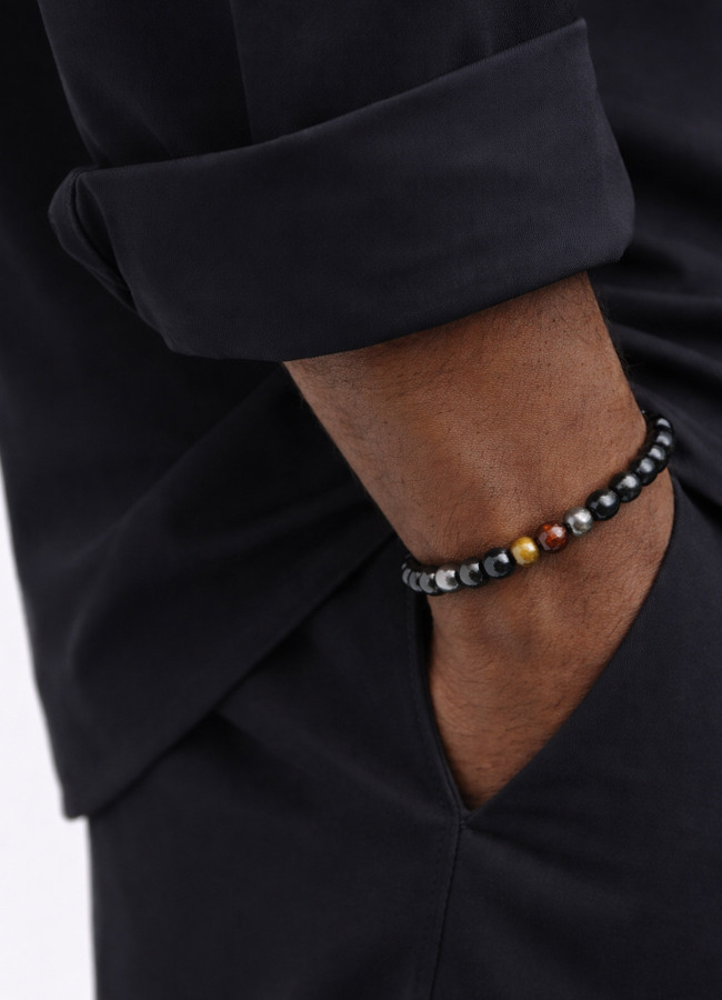 Siyah Renk Tencel Karışımlı Pantolon - 4