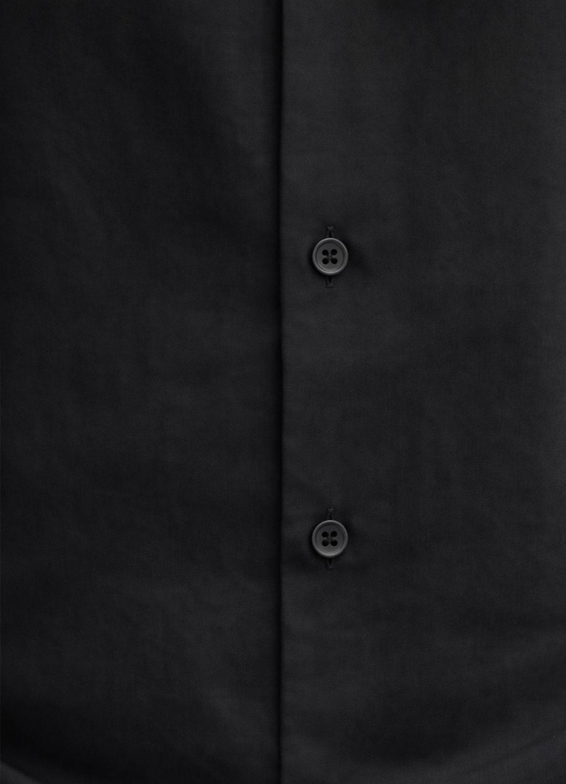 Siyah Renk Tencel Karışımlı Gömlek - 3