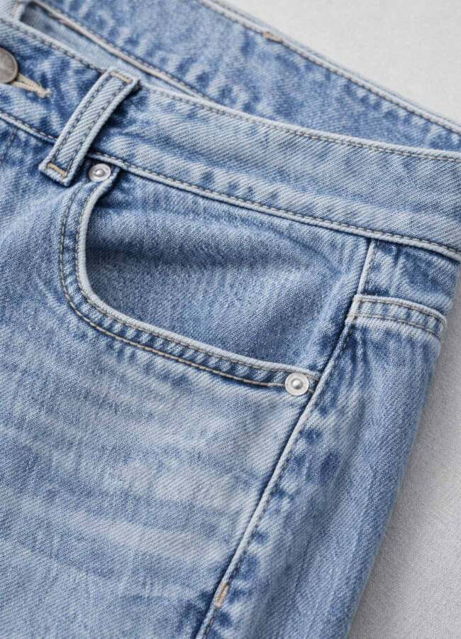 Mavi Renk Jean Pantolon - 5