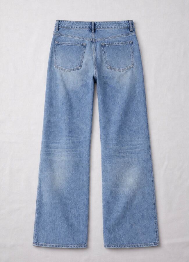 Mavi Renk Jean Pantolon - 6