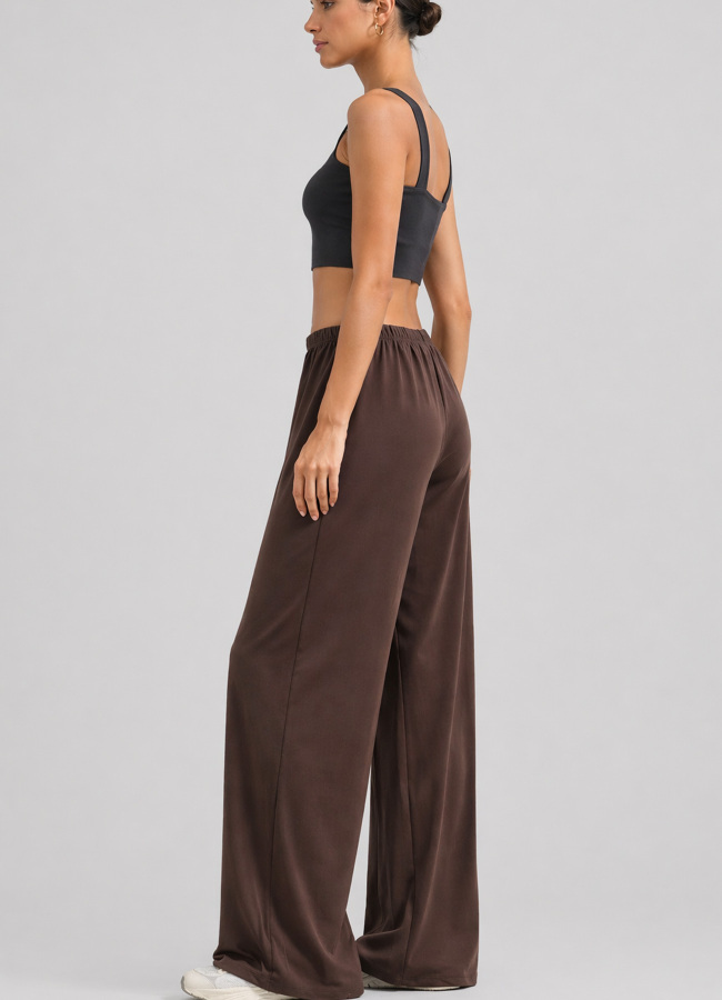 Kahve Renk Modal Karışımlı Pantolon - 3