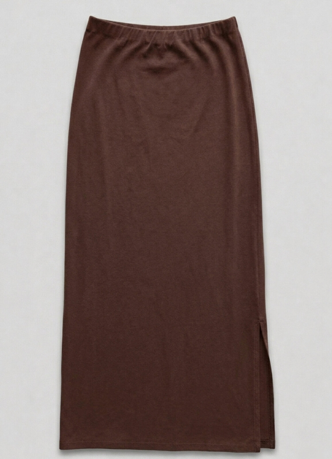 Kahve Renk Modal Karışımlı Etek - 3