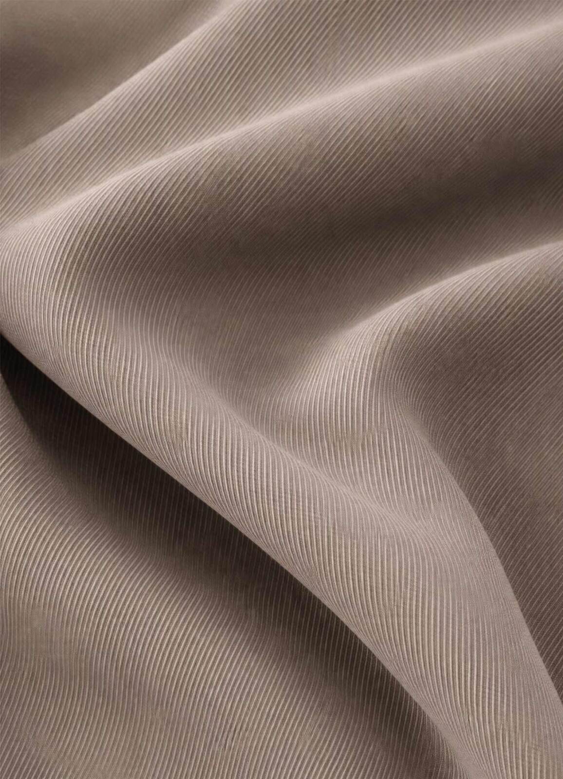 Kahve Rengi Lyocell Karışımlı Overshirt Ceket - 6