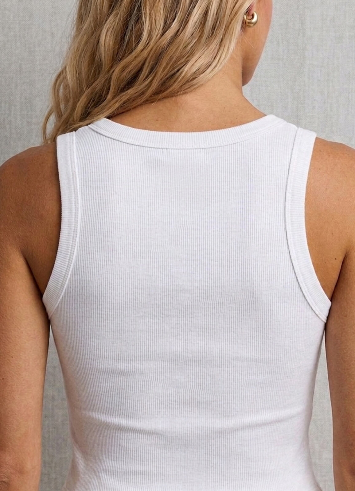 Ekru Renk Esnek Viskoz Atlet - 3