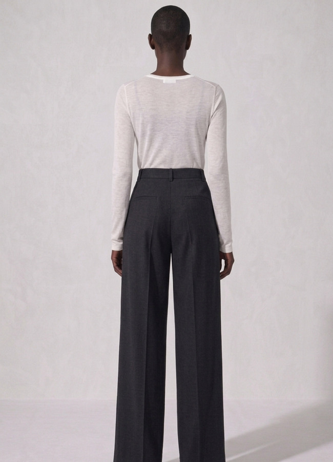 Ekru Renk Transparan Esnek Bluz - 3