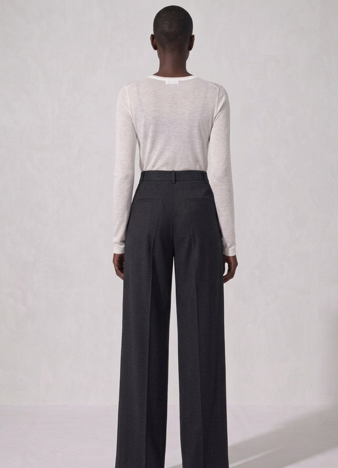 Ekru Renk Transparan Esnek Bluz - 3