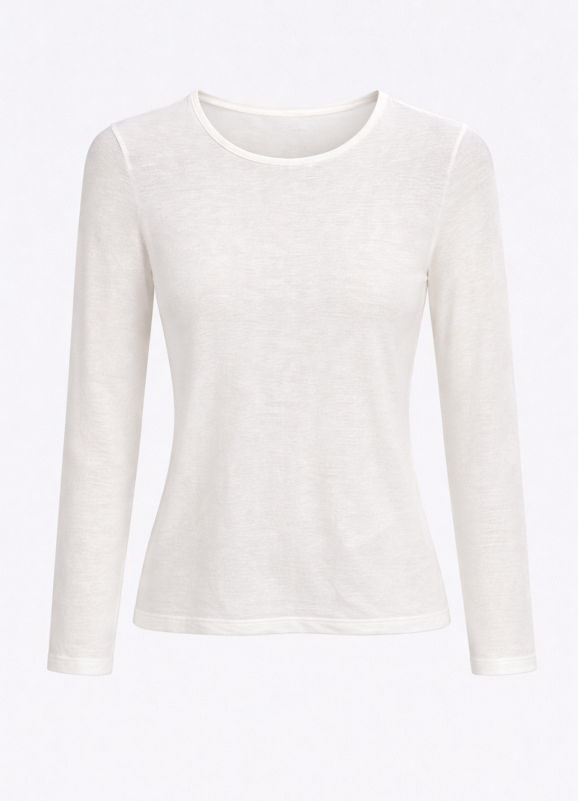 Ekru Renk Transparan Esnek Bluz - 4