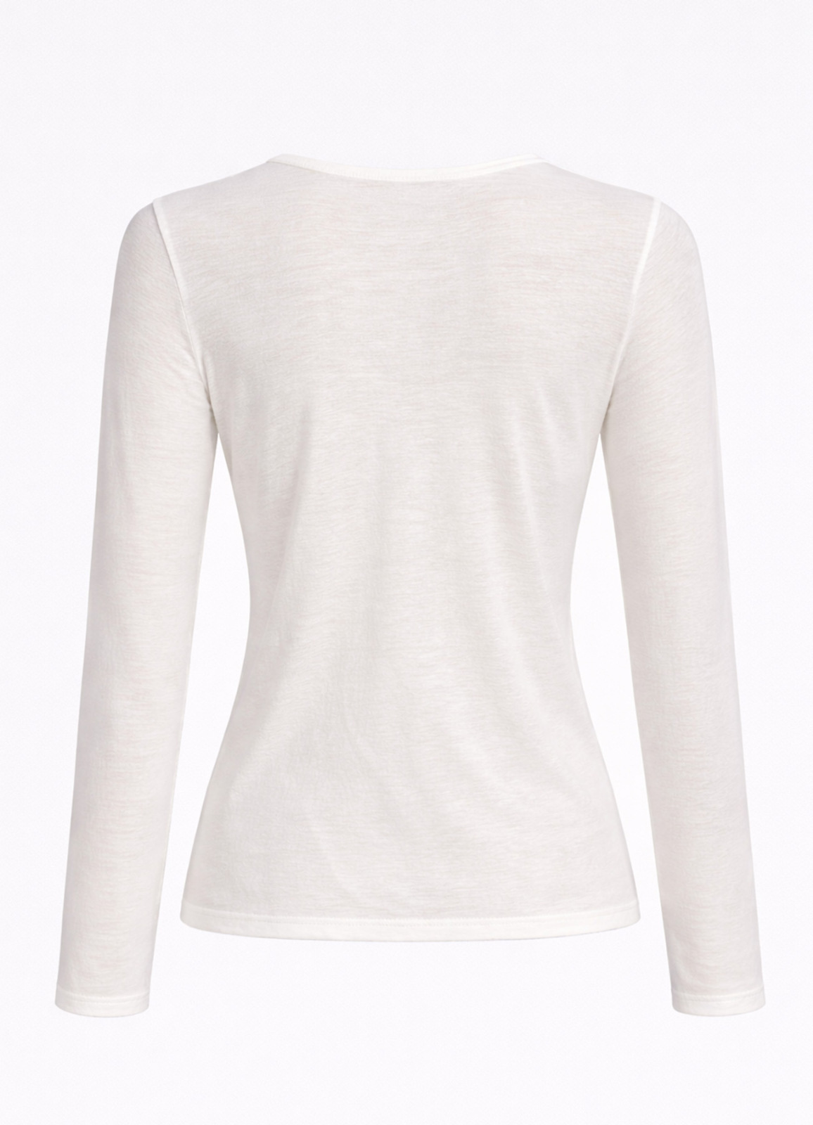 Ekru Renk Transparan Esnek Bluz - 5