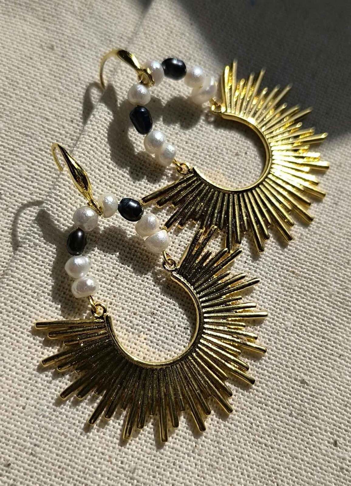 Gold Helios Küpe - 2
