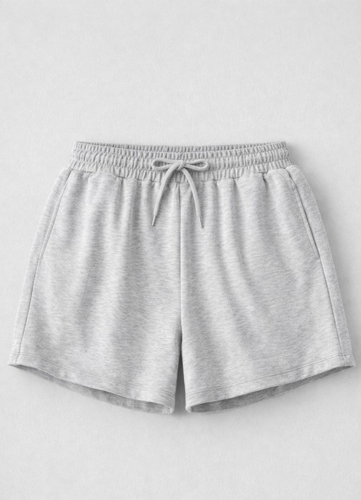 Gri Renk Modal Karışımlı Şort