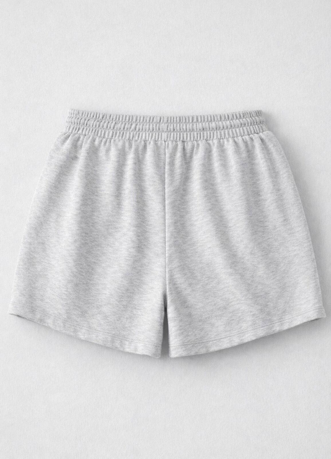 Gri Renk Modal Karışımlı Şort - 2