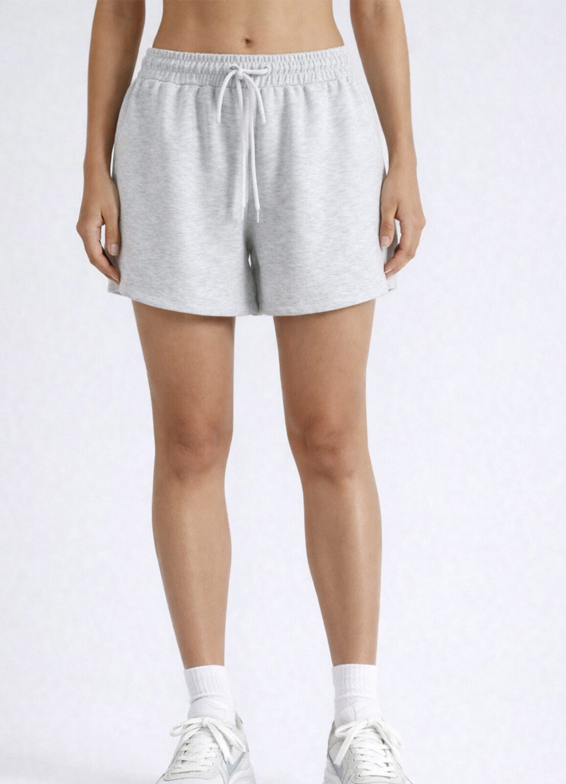 Gri Renk Modal Karışımlı Şort - 4