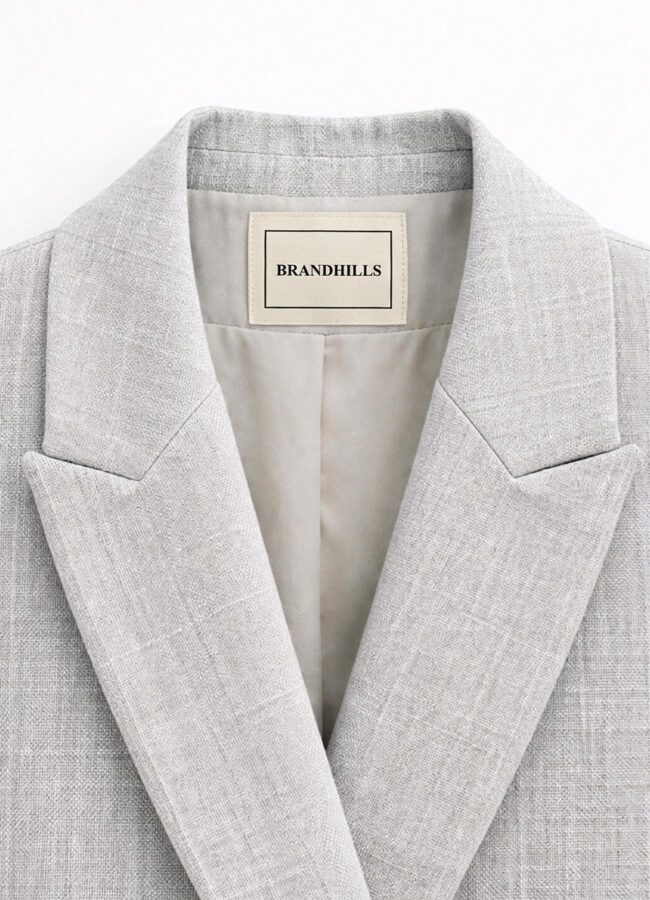 Gri Renk Blazer Ceket - 2