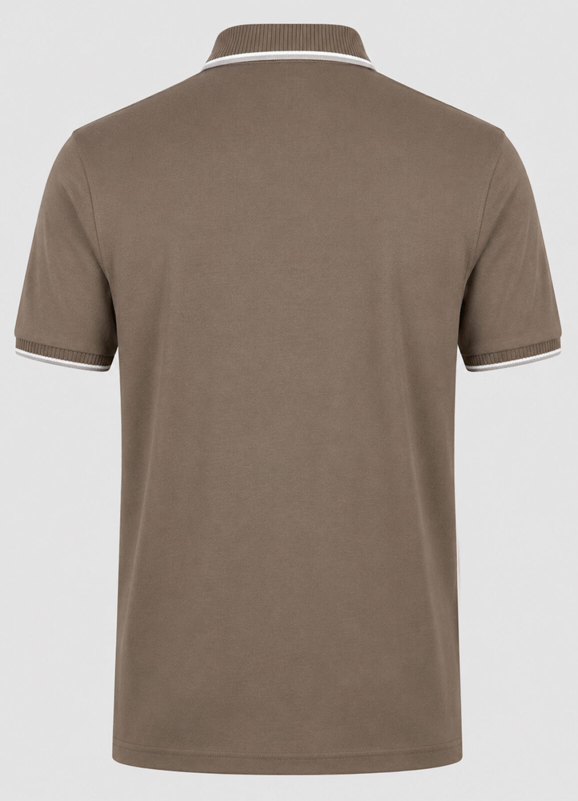 Haki Renk Polo Yaka Erkek T-Shirt - 5