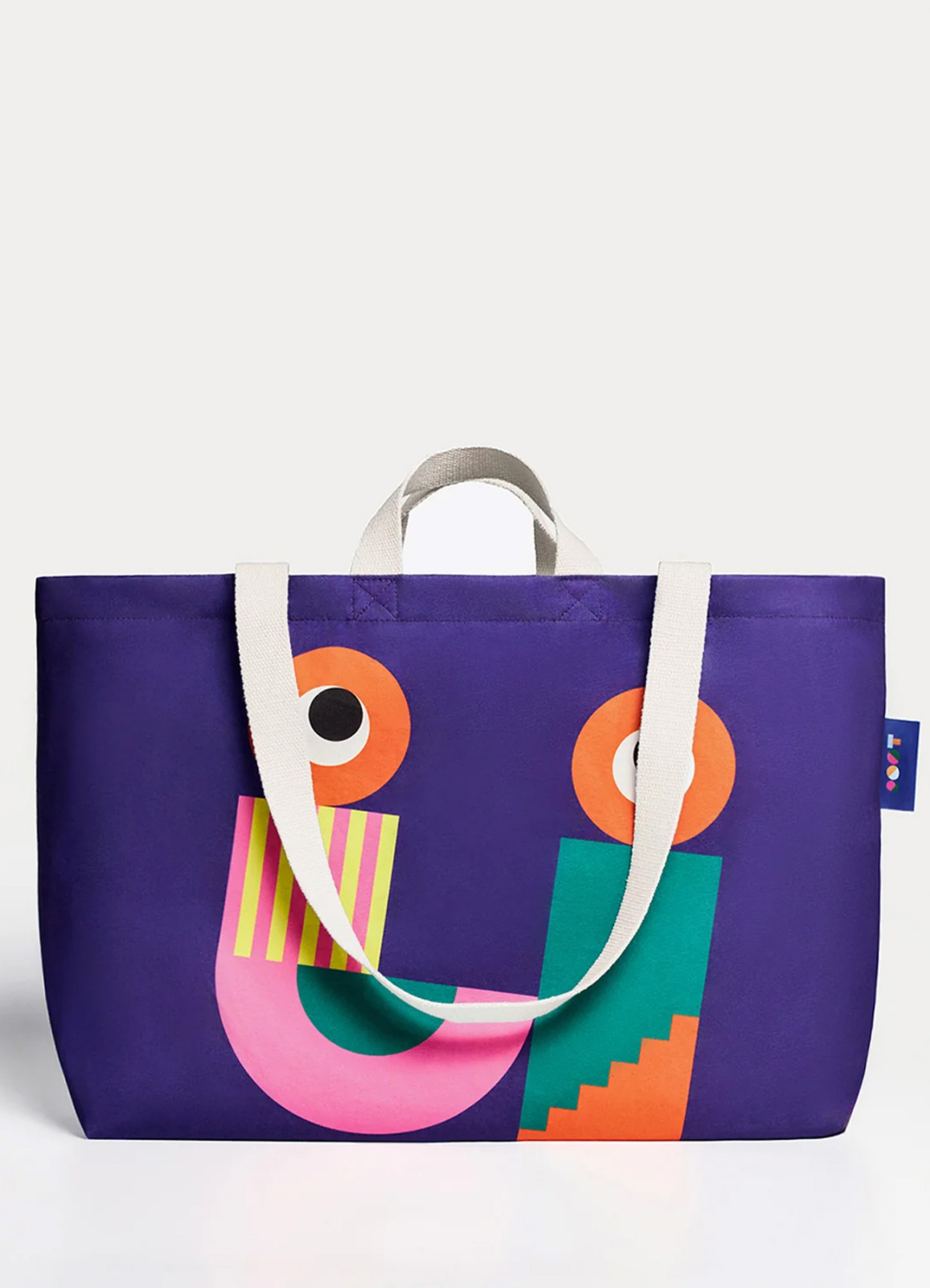 İndigo Kanvas Çanta