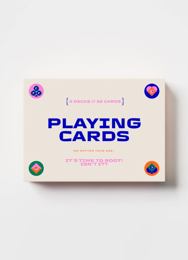 KREM Renk Oyun Kartı - 1