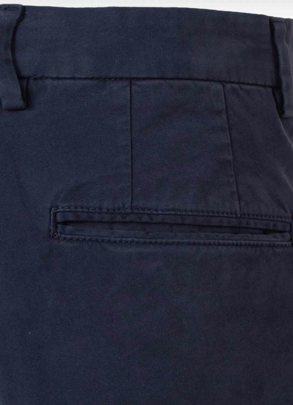 Lacivert Renk Gabardin Regular Chino Pantolon - 5