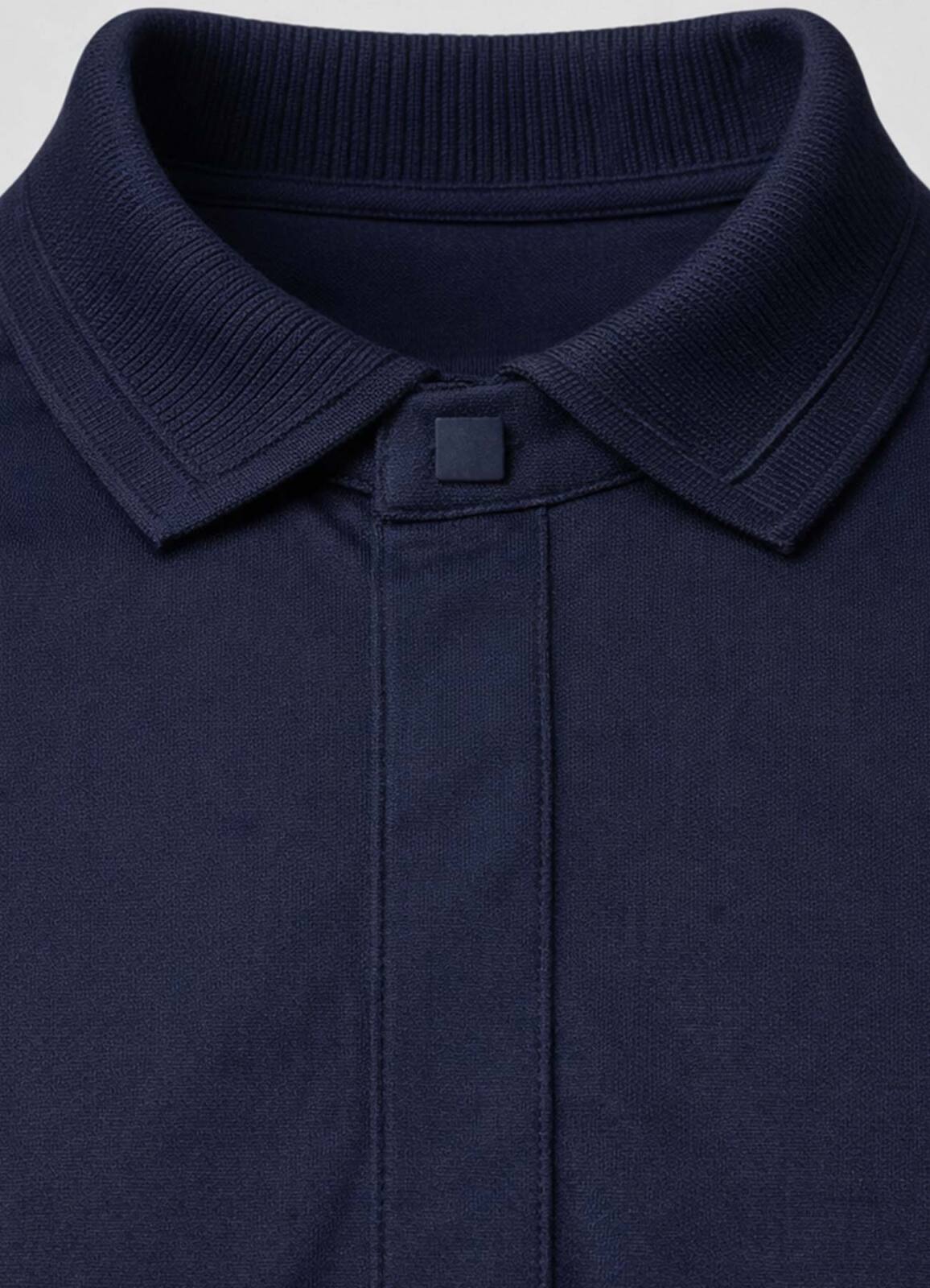 Lacivert Renk Pamuk Karışımlı Polo Yaka T-Shirt - 2