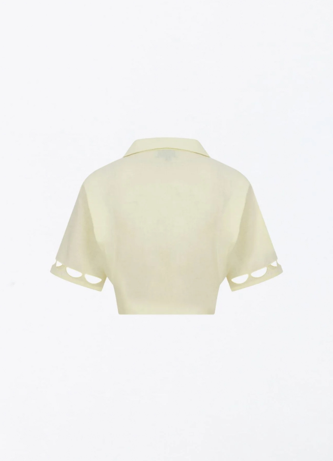 Sarı Renk Desert Crop Top - 6