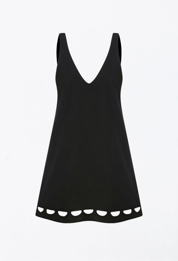 Siyah Renk Desert Dress