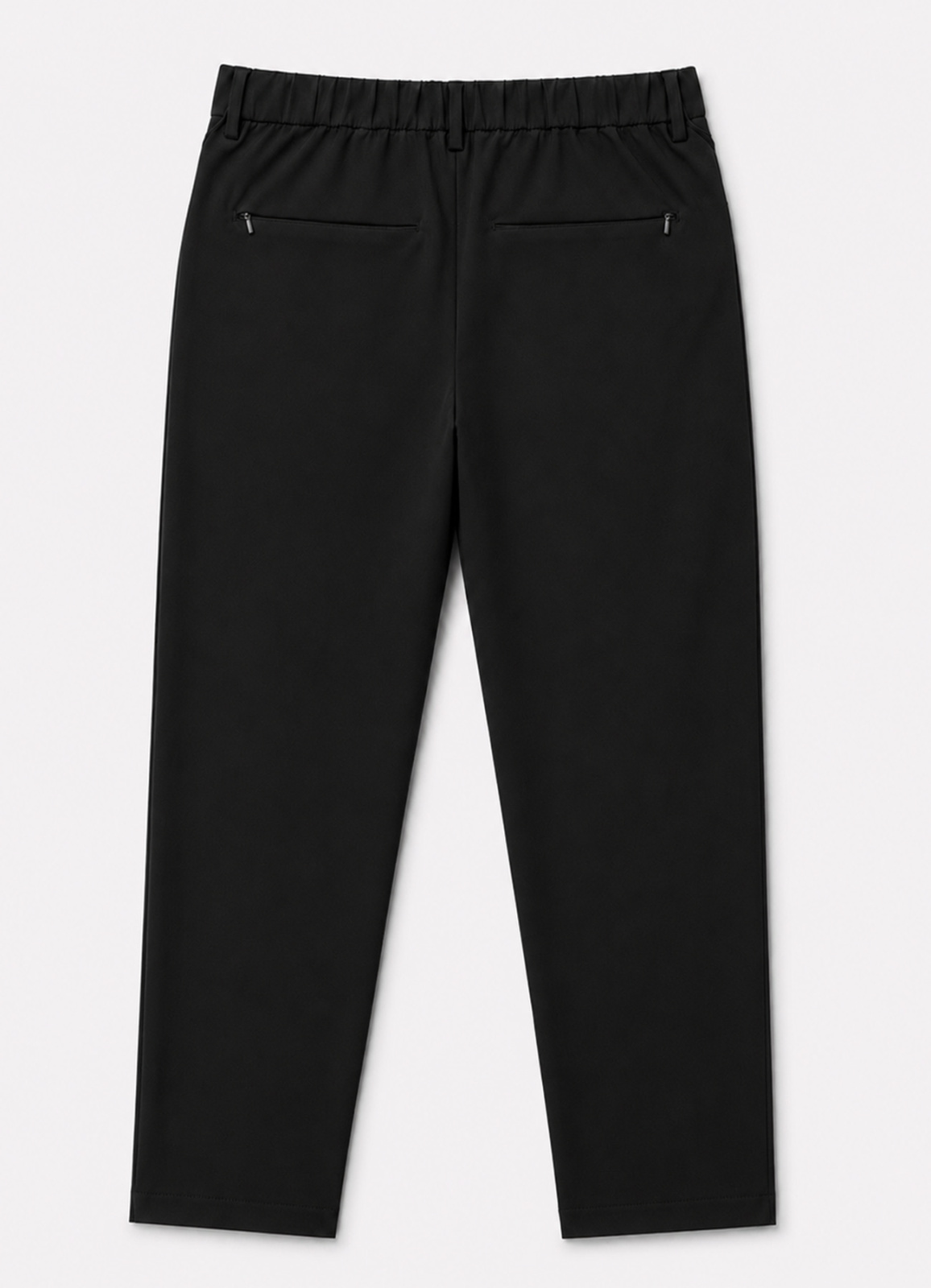 Siyah Renk Polyester Bağcıklı Teknik Pantolon - 5