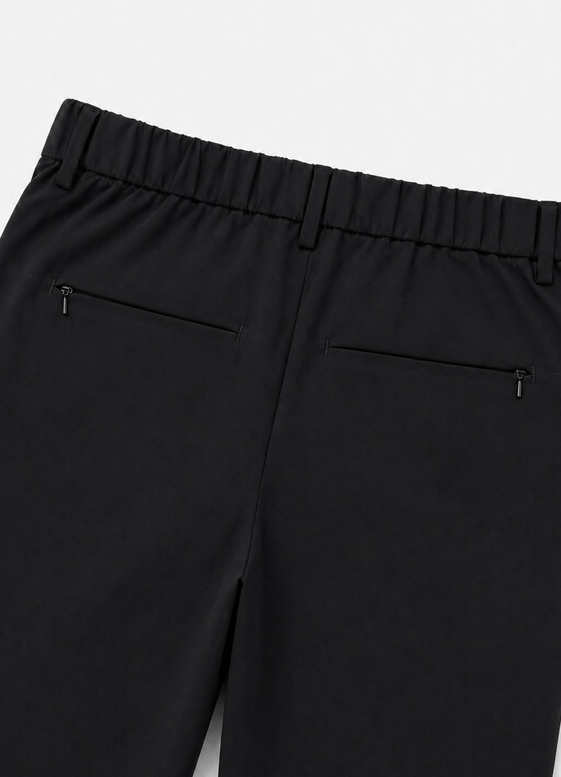 Siyah Renk Polyester Bağcıklı Teknik Pantolon - 6