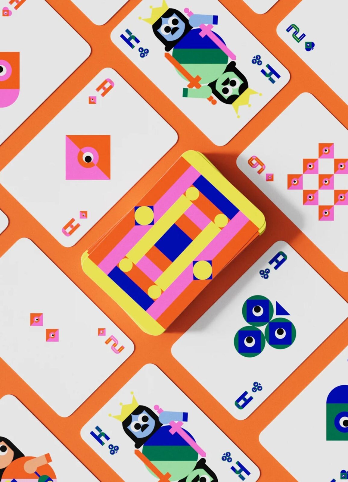 Turuncu Renk Oyun Kartı - 3